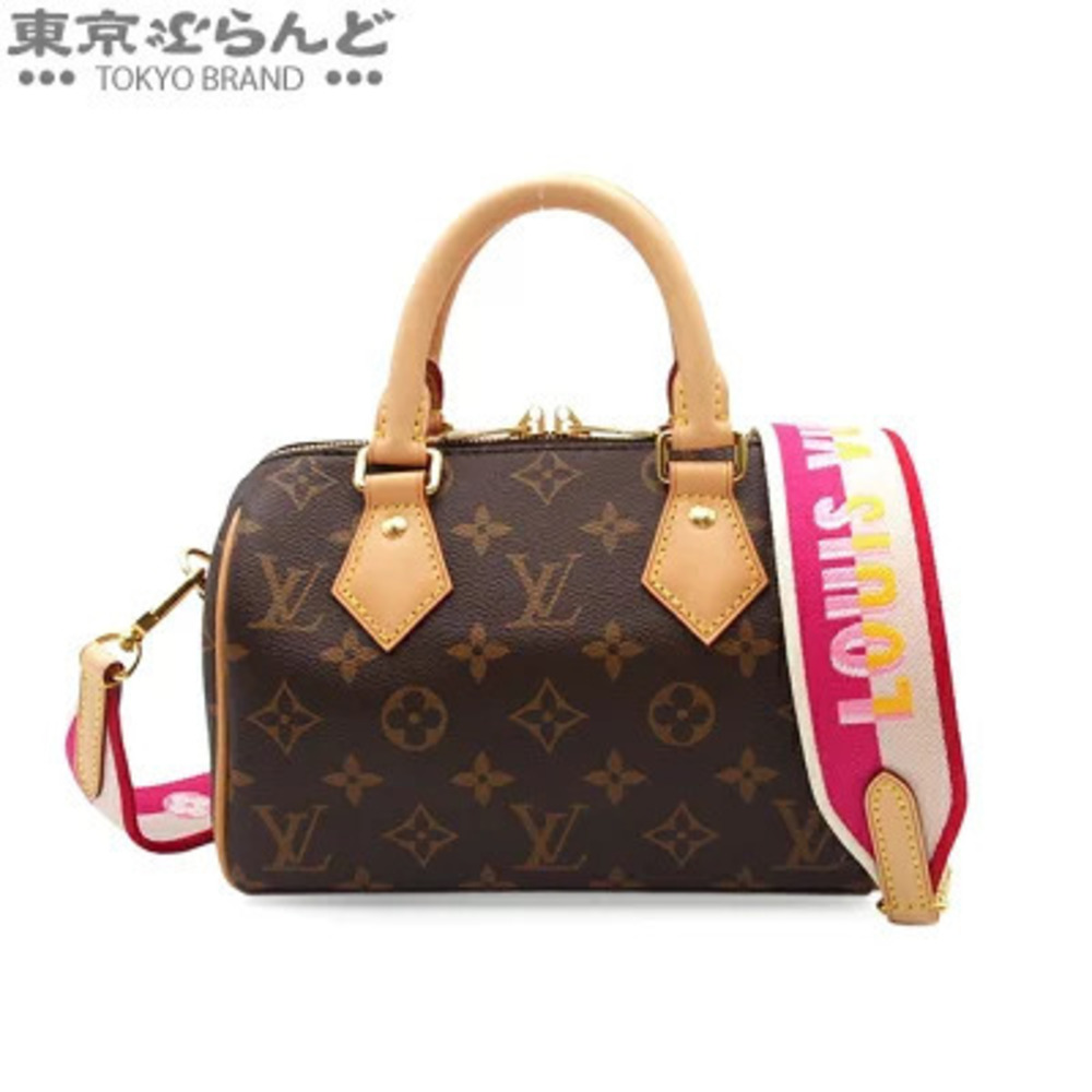 Louis Vuitton Speedy Bandouliere Handbag Shoulder Bag Fuschia Pink